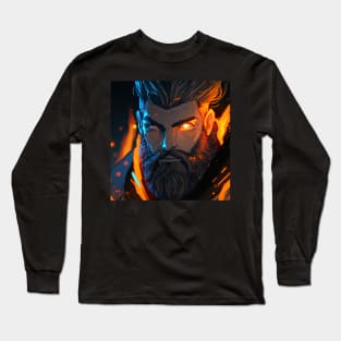 Valheim Viking Portrait Long Sleeve T-Shirt